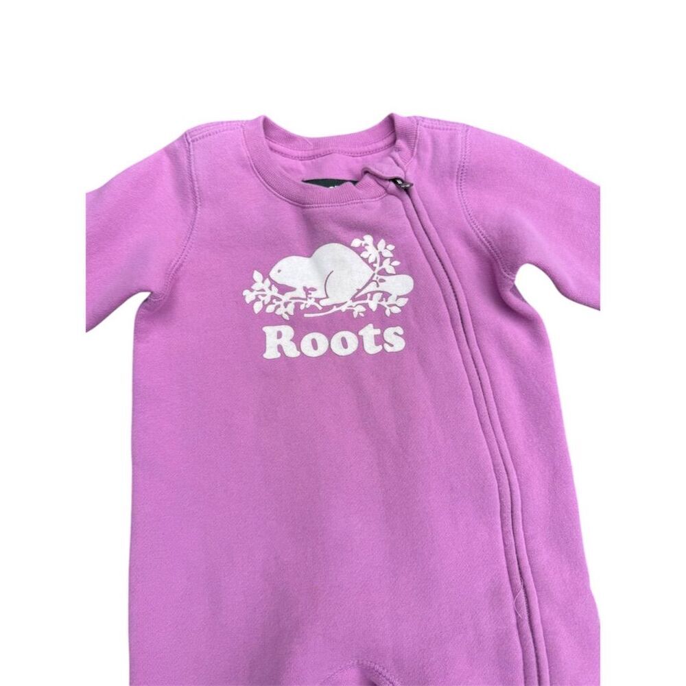 Roots Baby One Piece Romper Pink 3-6 Months Unisex - Picture 5 of 5